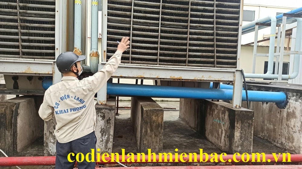 sửa chữa quạt tháp giải nhiệt tại Thái Bình